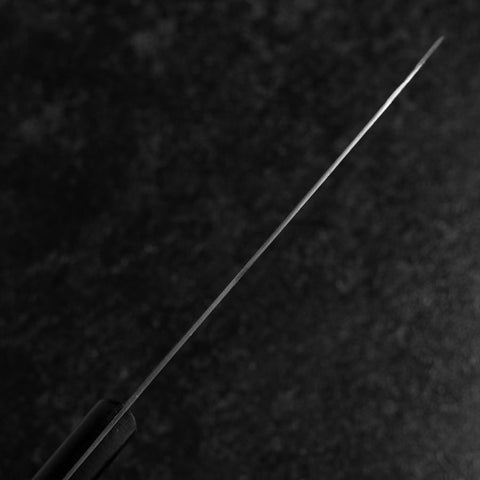 Santoku VG-5 Polished Western Black Handle 170mm (Tsuba Nashi)-[Musashi]-[Japanese-Kitchen-Knives]
