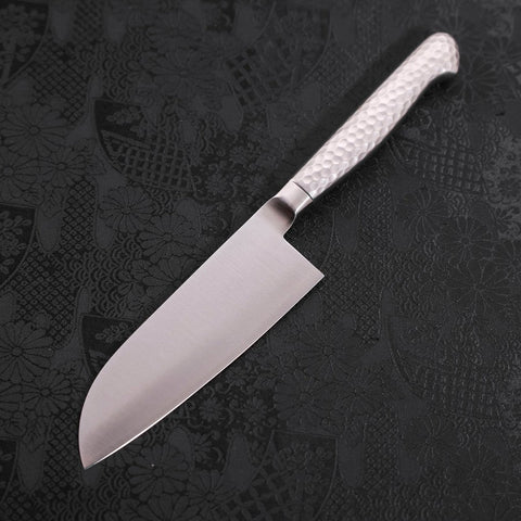 Santoku VG-5 Polished Western Handle 120mm (4.7”)-[Musashi]-[Japanese-Kitchen-Knives]