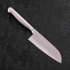 Santoku VG-5 Polished Western Handle 120mm (4.7”)-[Musashi]-[Japanese-Kitchen-Knives]
