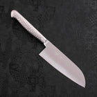 Santoku VG-5 Polished Western Handle 120mm-[Musashi]-[Japanese-Kitchen-Knives]