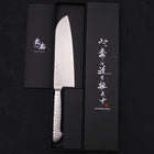 Santoku VG-5 Polished Western Handle 175mm-[Musashi]-[Japanese-Kitchen-Knives]