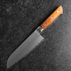 Santoku VG-5 Tsuchime Western Handle 160mm-[Musashi]-[Japanese-Kitchen-Knives]