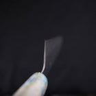 Santoku White Steel #1 Stainless Clad Tsuchime Ocean White Mix Handle 165mm (6.5”)-[Musashi]-[Japanese-Kitchen-Knives]