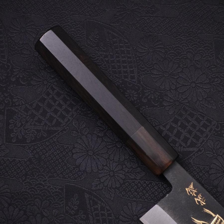 三徳 白紙2号 黒打 武士 満月 黒檀水牛柄 170mm – MUSASHI