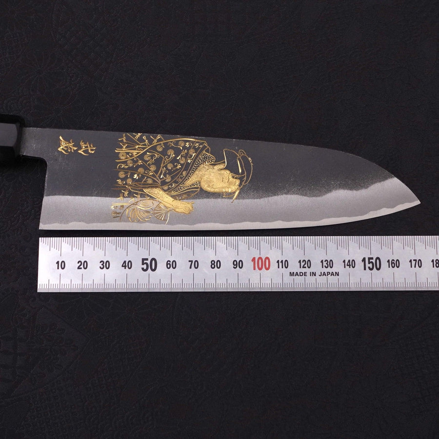 三徳 白紙2号 黒打-浮世絵 黒檀水牛柄 170mm – MUSASHI