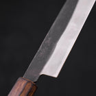 Santoku White Steel #2 Kurouchi Sumi Urushi Handle 165mm (6.5”)-[Musashi]-[Japanese-Kitchen-Knives]