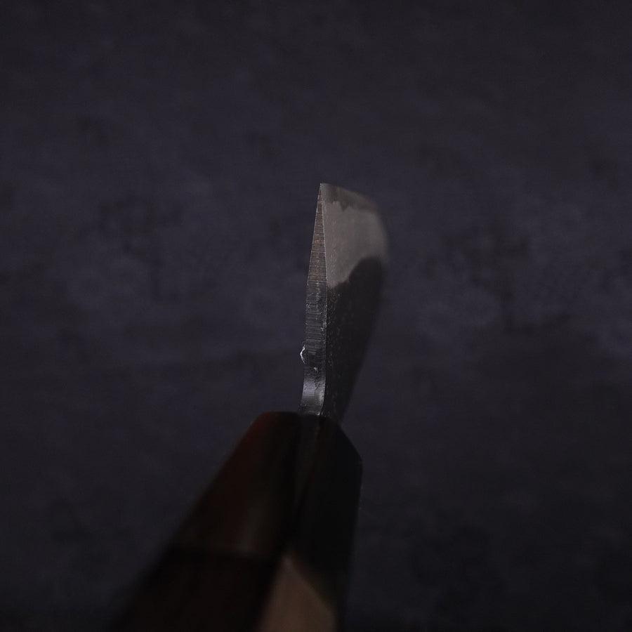 Santoku White Steel #2 Kurouchi Chokin Samurai Full Moon Buffalo