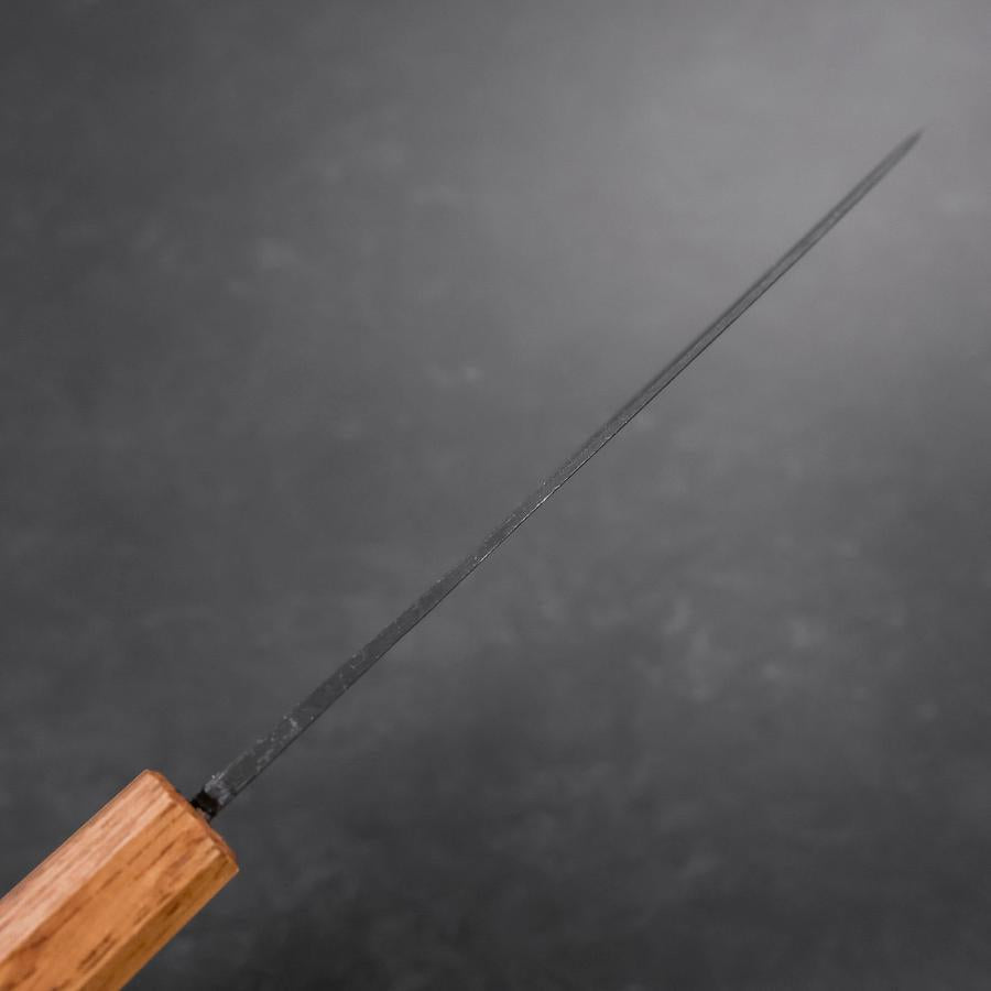 Santoku White Steel #2 Kurouchi Yaki Urushi Handle 165mm – MUSASHI