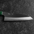 Santoku ZDP-189 Polished Green Shitan Handle 165mm-[Musashi]-[Japanese-Kitchen-Knives]