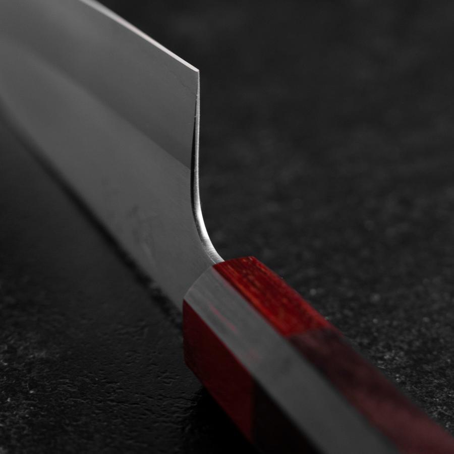 Santoku ZDP-189 Polished Red Shitan Handle 165mm – MUSASHI