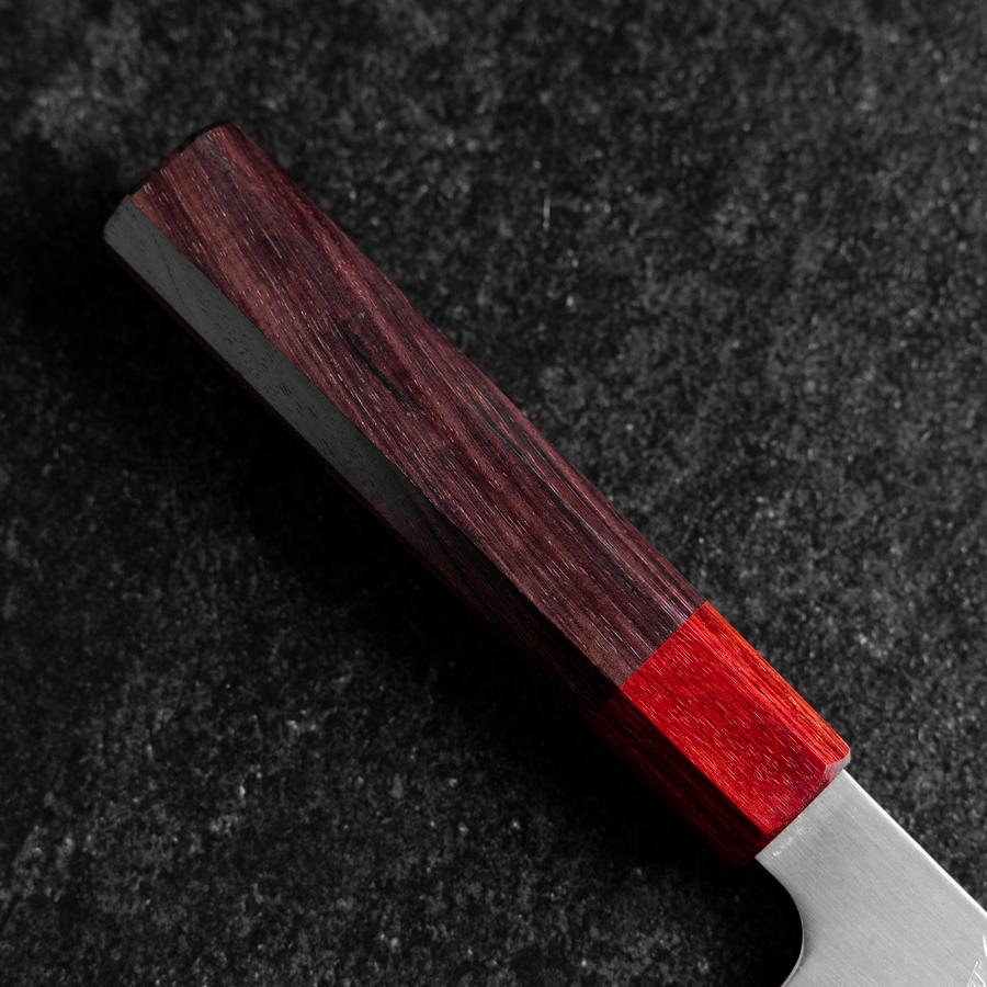 Santoku ZDP-189 Polished Red Shitan Handle 165mm – MUSASHI