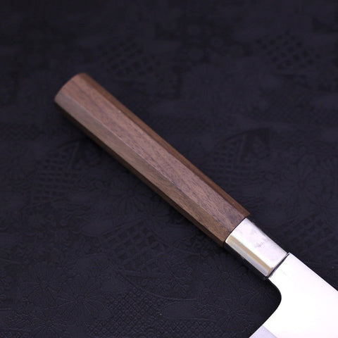 Shukaku Silver Steel #3 Walnut Handle 180mm (7”)-[Musashi]-[Japanese-Kitchen-Knives]