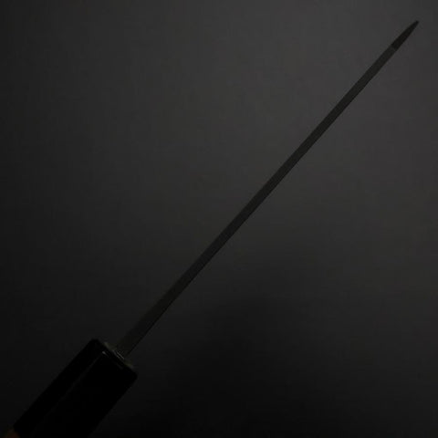Steak knife AUS-8 Kurouchi Walnut Handle 115mm (4.5”)-[Musashi]-[Japanese-Kitchen-Knives]