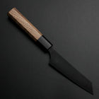 Steak knife AUS-8 Kurouchi Walnut Handle 115mm (4.5”)-[Musashi]-[Japanese-Kitchen-Knives]