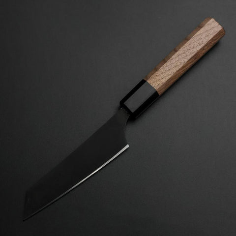 Steak knife AUS-8 Kurouchi Walnut Handle 115mm-[Musashi]-[Japanese-Kitchen-Knives]