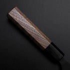 Steak knife AUS-8 Kurouchi Walnut Handle 115mm-[Musashi]-[Japanese-Kitchen-Knives]