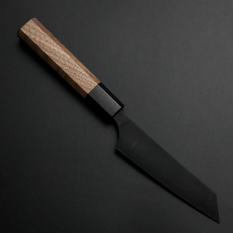 Steak knife AUS-8 Kurouchi Walnut Handle 115mm-[Musashi]-[Japanese-Kitchen-Knives]