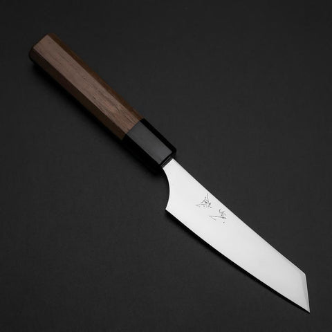 Steak knife AUS-8 Polished Walnut Handle 115mm (4.5”)-[Musashi]-[Japanese-Kitchen-Knives]