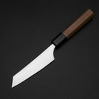 Steak knife AUS-8 Polished Walnut Handle 115mm-[Musashi]-[Japanese-Kitchen-Knives]