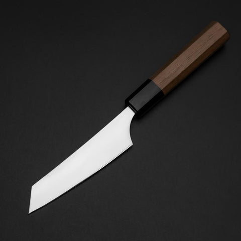 Steak knife AUS-8 Polished Walnut Handle 115mm-[Musashi]-[Japanese-Kitchen-Knives]