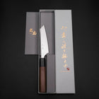 Steak knife AUS-8 Polished Walnut Handle 115mm-[Musashi]-[Japanese-Kitchen-Knives]
