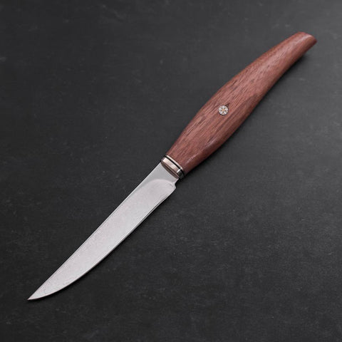 Steak knife VG-10 Damascus Walnut Handle 115mm (4.5”)-[Musashi]-[Japanese-Kitchen-Knives]