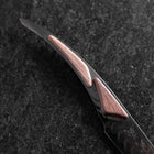 Steak knife VG-10 Mirror Damascus Maple Handle 100mm - Black-[Musashi]-[Japanese-Kitchen-Knives]