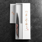 Steak knife VG-10 Mirror Damascus Maple Handle 100mm - Black-[Musashi]-[Japanese-Kitchen-Knives]