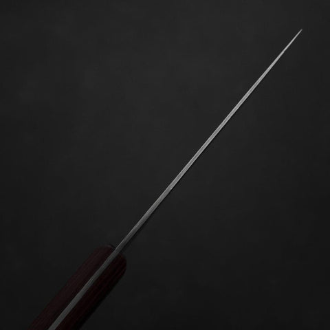 Steak knife VG-10 Tsuchime Mahogany Handle 110mm (4.3”)-[Musashi]-[Japanese-Kitchen-Knives]