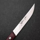 Steak knife VG-10 Tsuchime Red Western Handle 110mm-[Musashi]-[Japanese-Kitchen-Knives]