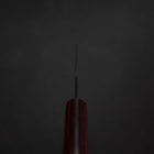 Steak knife VG-10 Tsuchime Red Western Handle 110mm-[Musashi]-[Japanese-Kitchen-Knives]