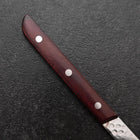 Steak knife VG-10 Tsuchime Red Western Handle 110mm-[Musashi]-[Japanese-Kitchen-Knives]