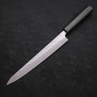 Sujihiki 440C Nashiji Damascus Green Urushi Handle 240mm-[Musashi]-[Japanese-Kitchen-Knives]