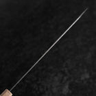 Sujihiki 440C Nashiji Damascus Mirror White Urushi Handle 240mm (9.4”)-[Musashi]-[Japanese-Kitchen-Knives]