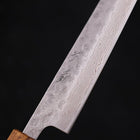 Sujihiki 440C Nashiji Damascus Oak Handle 240mm-[Musashi]-[Japanese-Kitchen-Knives]