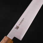 Sujihiki AUS-10 Polished Oak Handle 240mm (9.4”)-[Musashi]-[Japanese-Kitchen-Knives]