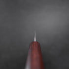 Sujihiki AUS-10 Tsuchime Damascus Purple Urushi Handle 240mm (9.4”)-[Musashi]-[Japanese-Kitchen-Knives]