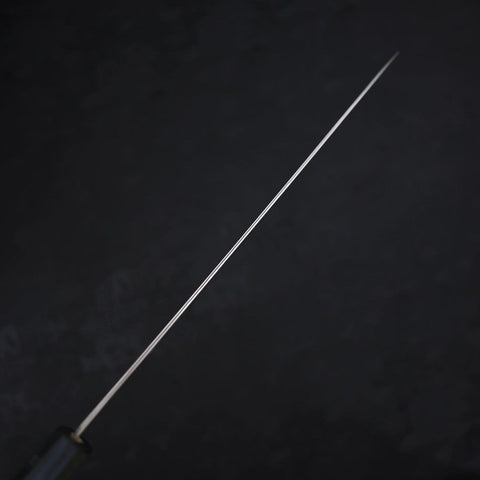Sujihiki AUS-10 Wave Damascus Dark-Blue Urushi Handle 240mm (9.4”)-[Musashi]-[Japanese-Kitchen-Knives]