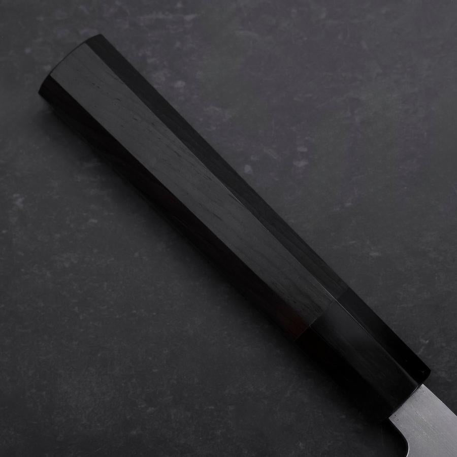 筋引き 青紙2号 黒打 ダマスカス 黒檀水牛柄 210mm – MUSASHI