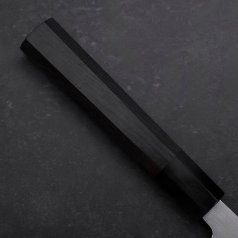 Sujihiki Blue Steel #1 Kasumi Buffalo Ebony Handle 270mm (10.6”)-[Musashi]-[Japanese-Kitchen-Knives]