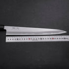 Sujihiki Blue Steel #1 Kasumi Buffalo Ebony Handle 270mm (10.6”)-[Musashi]-[Japanese-Kitchen-Knives]