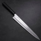 Sujihiki Blue Steel #1 Kasumi Buffalo Ebony Handle 270mm (10.6”)-[Musashi]-[Japanese-Kitchen-Knives]