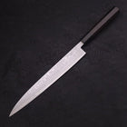 Sujihiki Blue Steel #2 Damascus Buffalo Ebony Handle 270mm (10.6”)-[Musashi]-[Japanese-Kitchen-Knives]