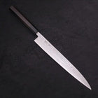 Sujihiki Blue Steel #2 Damascus Buffalo Ebony Handle 270mm (10.6”)-[Musashi]-[Japanese-Kitchen-Knives]