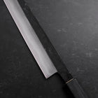Sujihiki Blue Steel #2 Kurouchi Dark Blue Urushi Handle 210mm (8.3”)-[Musashi]-[Japanese-Kitchen-Knives]