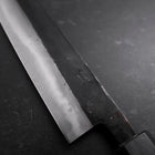 Sujihiki Blue Steel #2 Kurouchi Dark Blue Urushi Handle 240mm (9.4”)-[Musashi]-[Japanese-Kitchen-Knives]