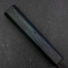 Sujihiki Blue Steel #2 Kurouchi Dark Blue Urushi Handle 240mm (9.4”)-[Musashi]-[Japanese-Kitchen-Knives]