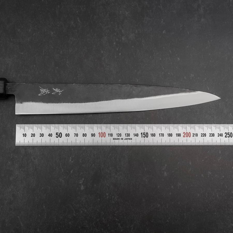 筋引 青紙2号 黒打 墨漆柄 240mm – MUSASHI