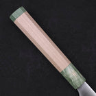 Sujihiki Blue Super Polished Maple Green Handle 270mm (10.6”)-[Musashi]-[Japanese-Kitchen-Knives]