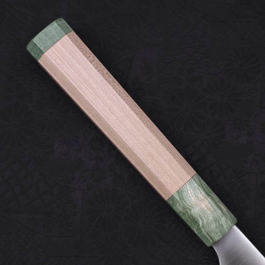 Sujihiki Blue Super Polished Maple Green Handle 270mm – MUSASHI